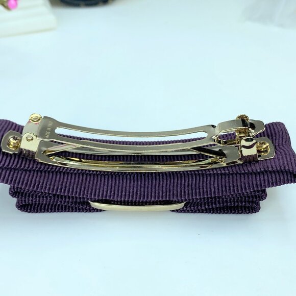 Salvatore Ferragamo - Lavender Vara Bow Hair Clip w/original box GS578 main image 5